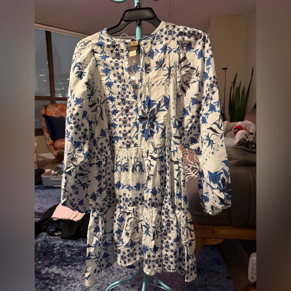 PATTERNED VISCOSE DRESS - Picture 2 of 2